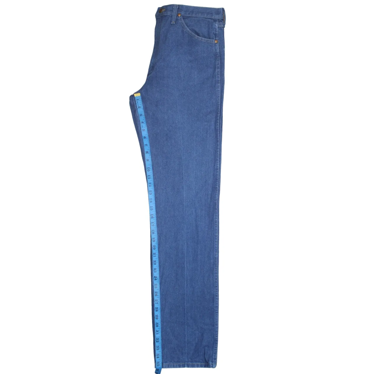Wrangler 90's Lightwash Straight Leg Baggy Jeans / Pants 34 Blue sold by Vintage Club product image thumbnail 5