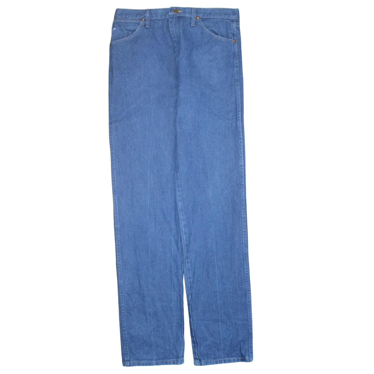 Wrangler 90's Lightwash Straight Leg Baggy Jeans / Pants 34 Blue sold by Vintage Club product image thumbnail 2