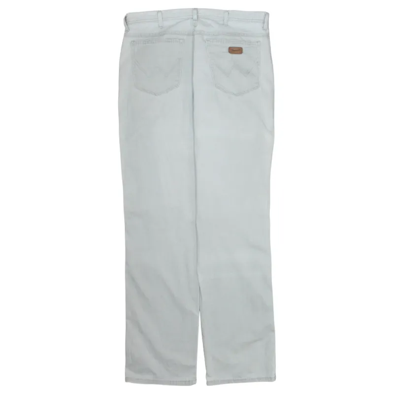 Wrangler 90's Lightweight Straight Leg Baggy Trousers / Pants 36 Beige Cream sold by Vintage Club