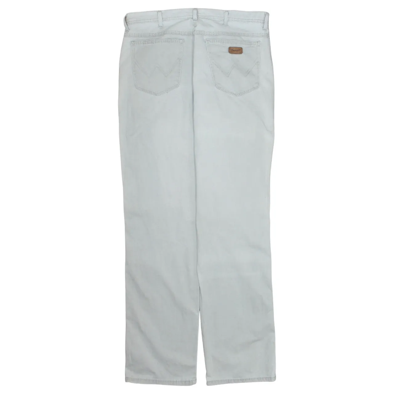 Wrangler 90's Lightweight Straight Leg Baggy Trousers / Pants 36 Beige Cream sold by Vintage Club