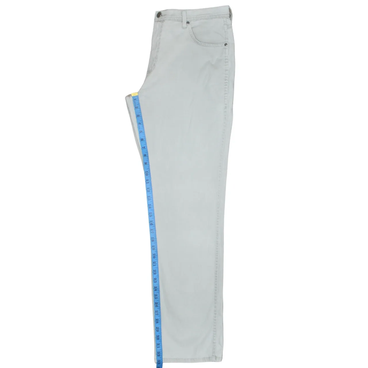 Wrangler 90's Lightweight Straight Leg Baggy Trousers / Pants 36 Beige Cream sold by Vintage Club product image thumbnail 5