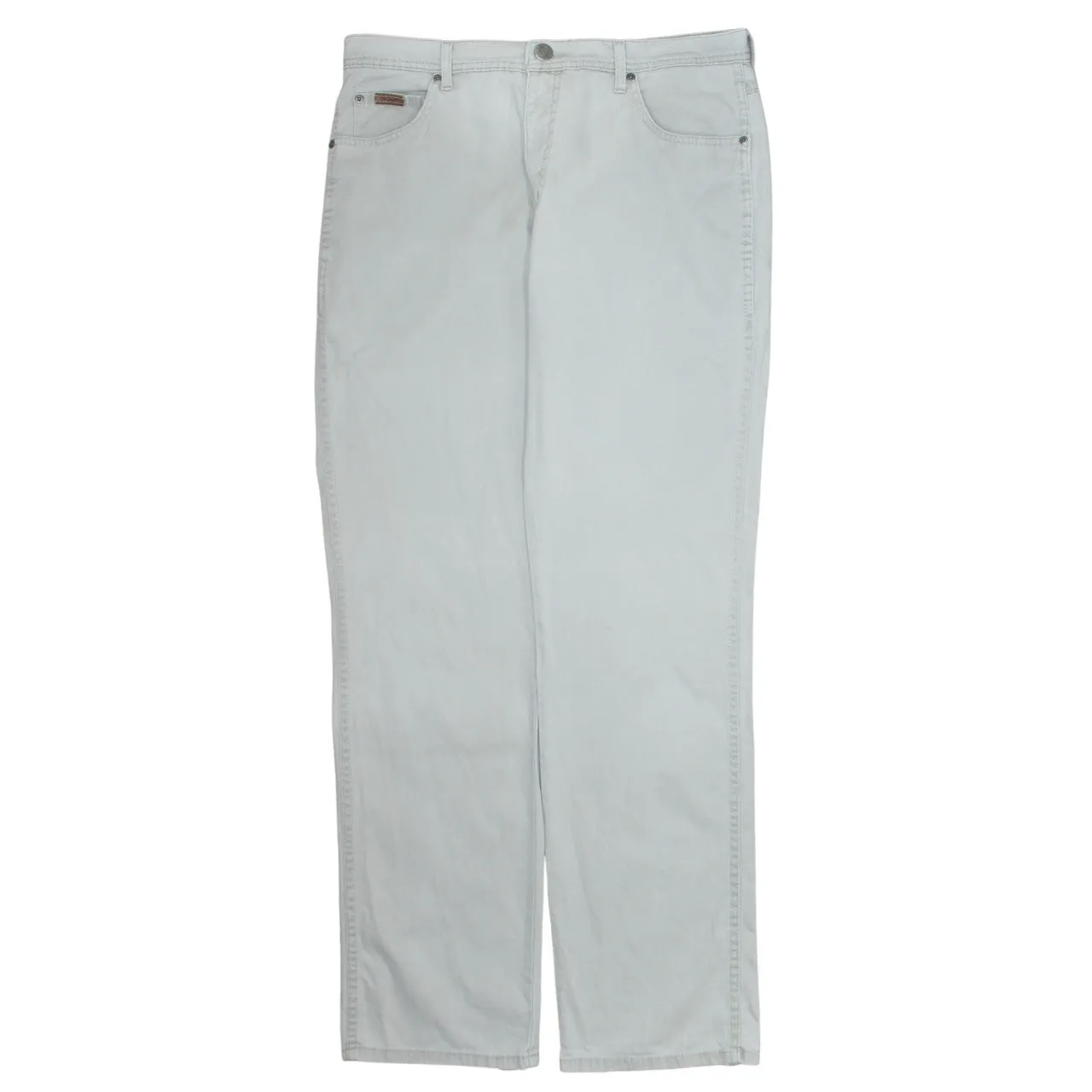 Wrangler 90's Lightweight Straight Leg Baggy Trousers / Pants 36 Beige Cream sold by Vintage Club product image thumbnail 2