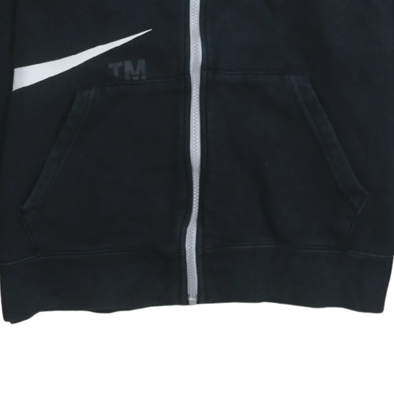 Nike 90's Swoosh Full Zip Up Hoodie XLarge Black sold by Vintage Club product image thumbnail 4