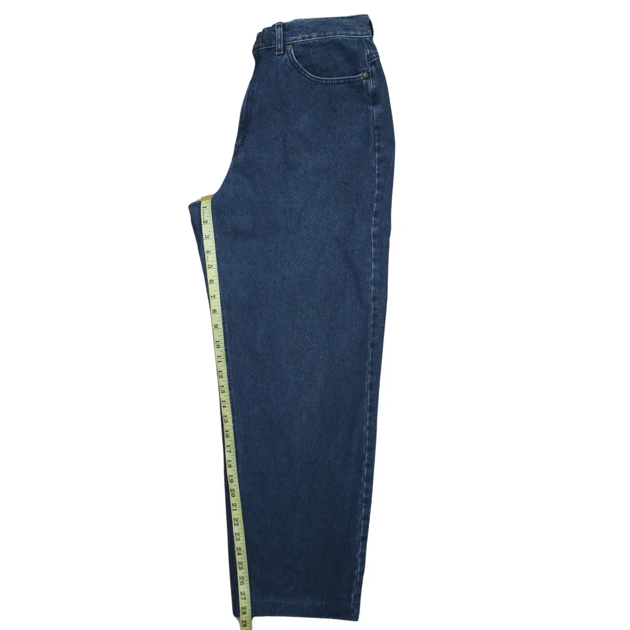 Lee 90's Lightwash Straight Leg Baggy Jeans / Pants 30 Navy Blue sold by Vintage Club product image thumbnail 5