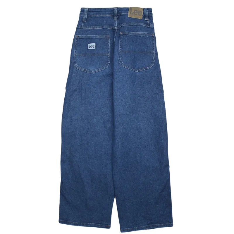 Lee 90's Lightwash Straight Leg Baggy Jeans / Pants 30 Blue sold by Vintage Club