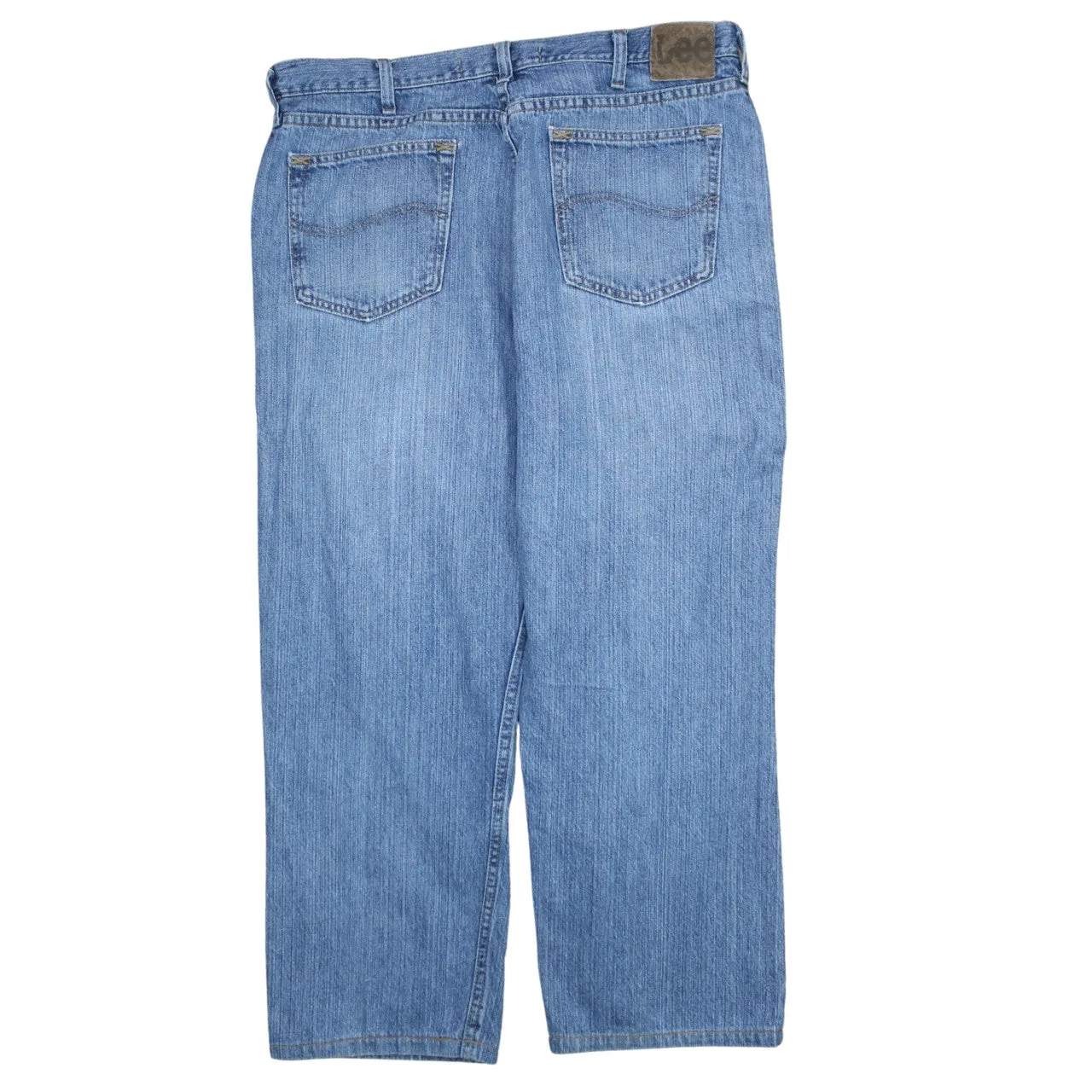 Russell Athletic 90's Lightwash Straight Leg Baggy Jeans / Pants 36 Blue sold by Vintage Club