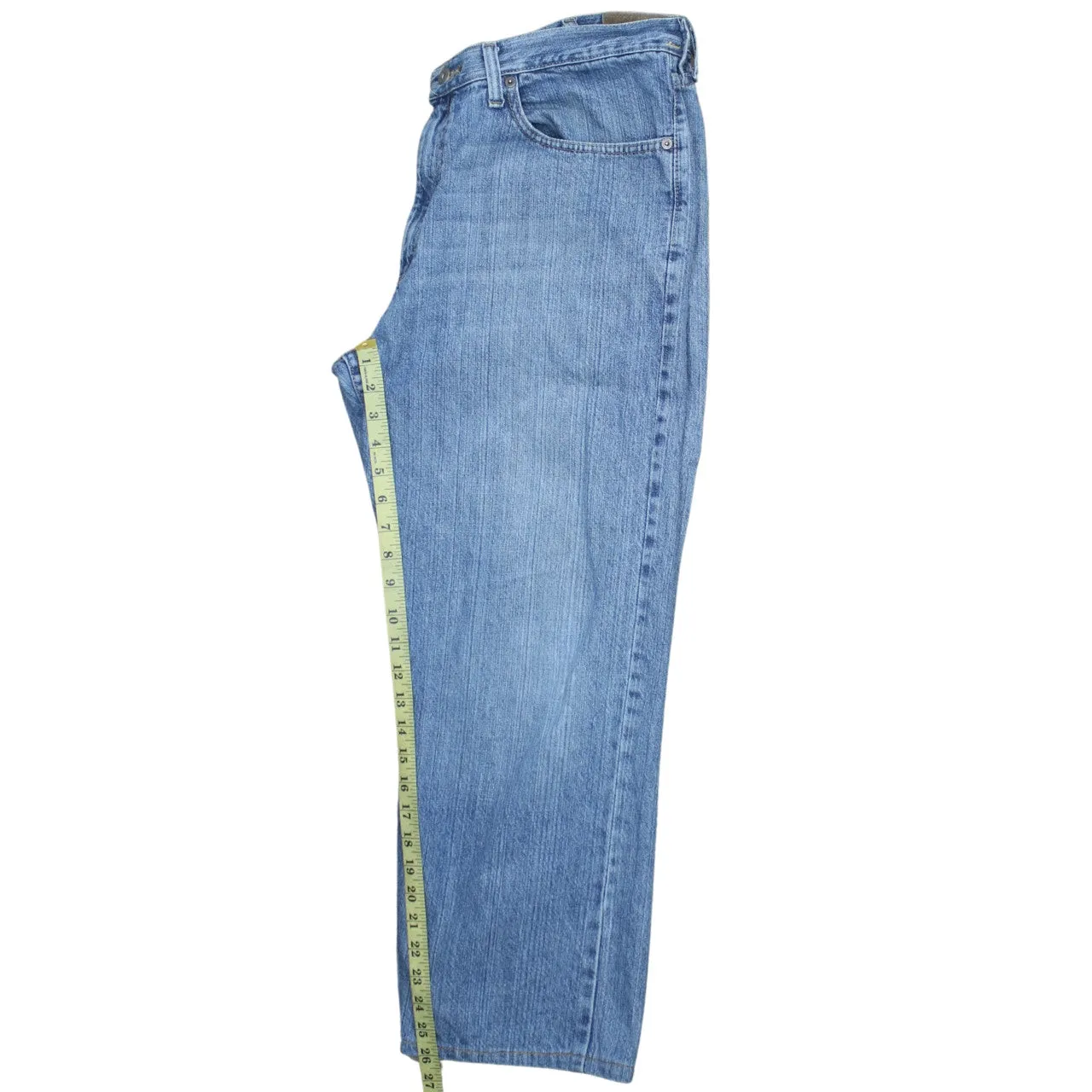 Russell Athletic 90's Lightwash Straight Leg Baggy Jeans / Pants 36 Blue sold by Vintage Club product image thumbnail 5