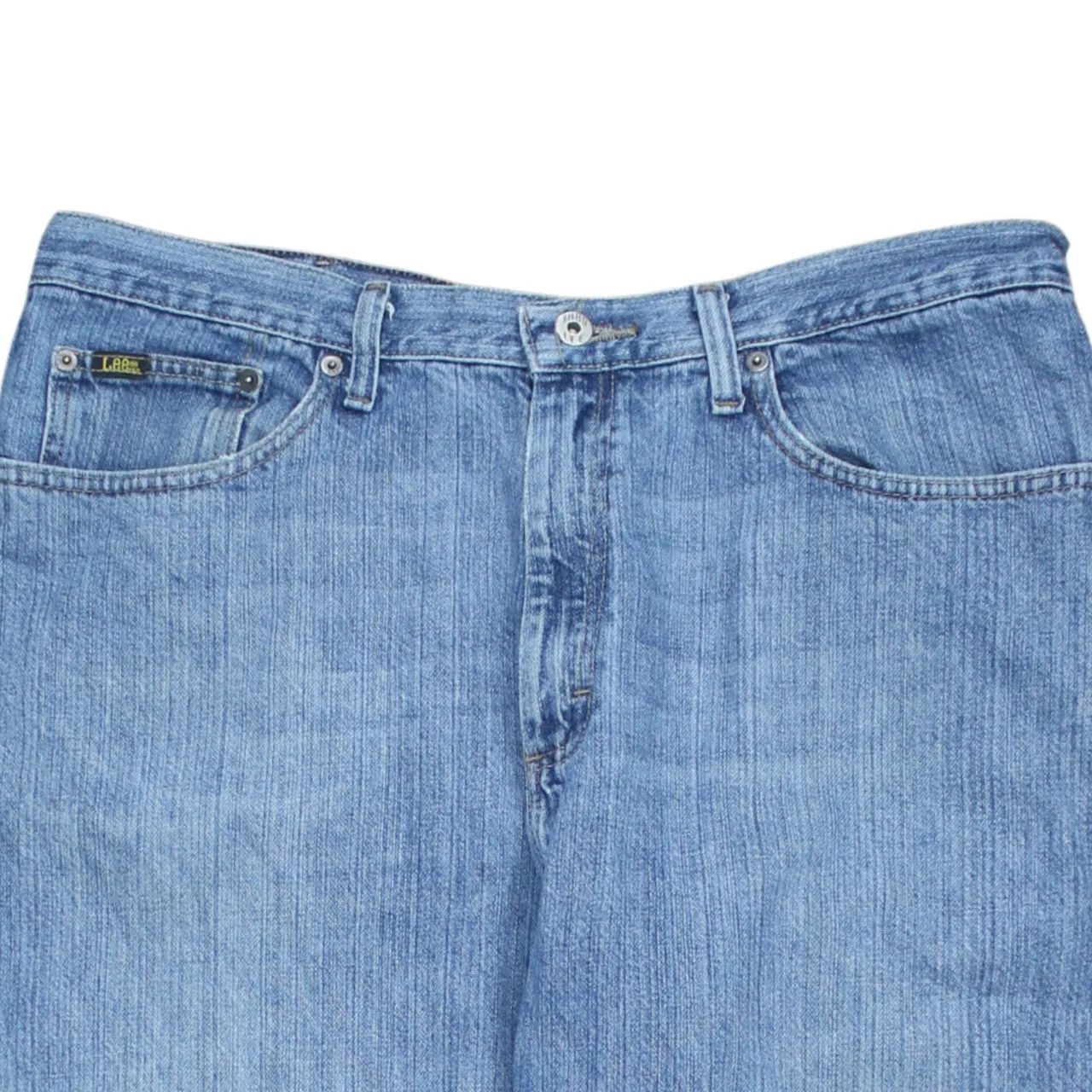 Russell Athletic 90's Lightwash Straight Leg Baggy Jeans / Pants 36 Blue sold by Vintage Club product image thumbnail 3