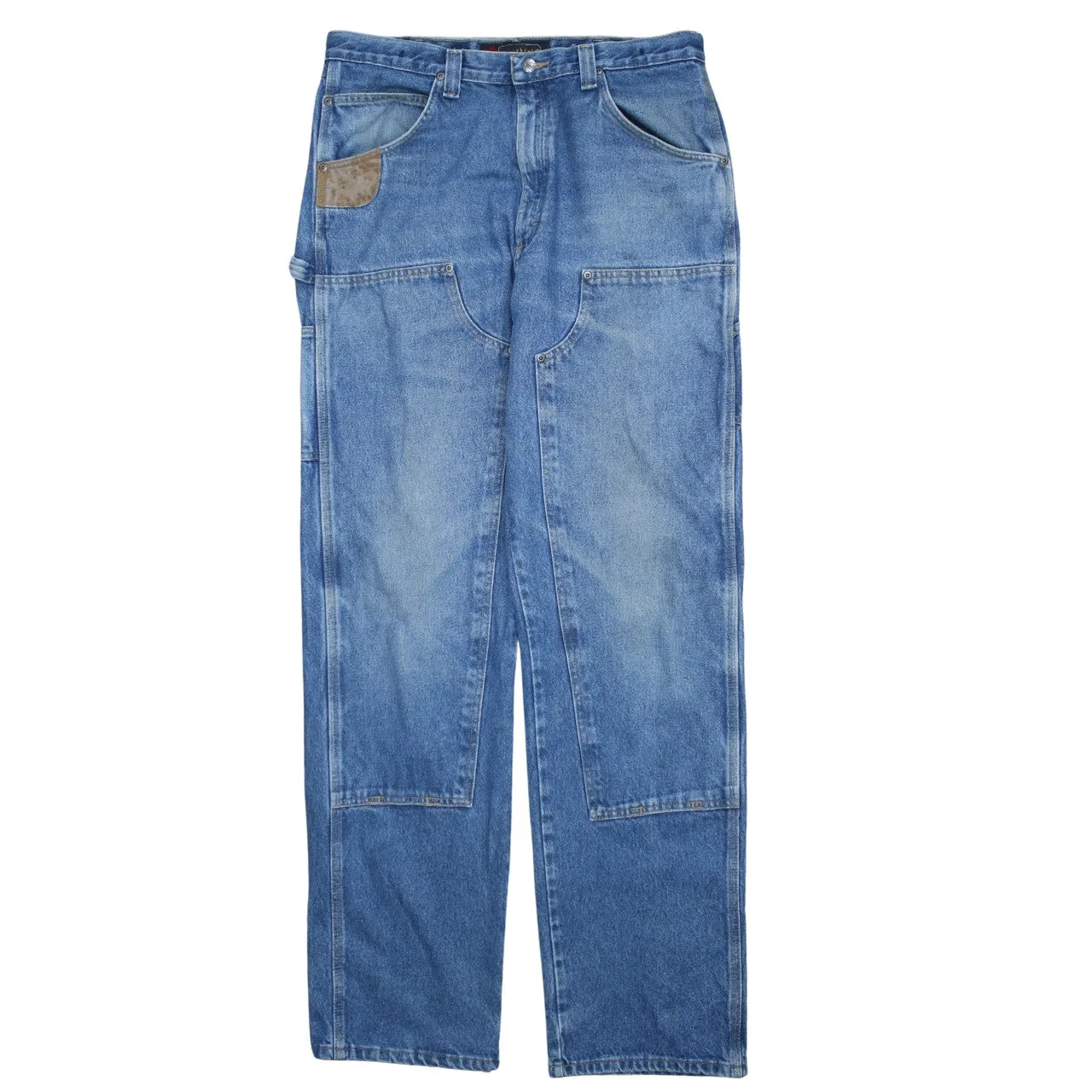 Lee 90's Lightwash Straight Leg Baggy Jeans / Pants 38 Blue sold by Vintage Club