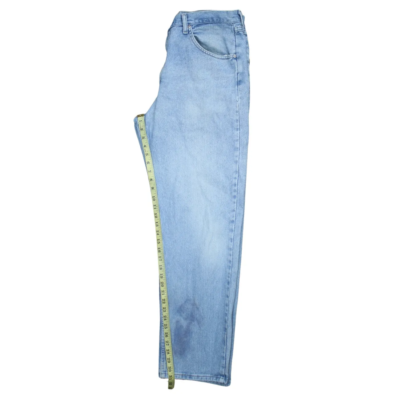 Wrangler 90's Lightwash Straight Leg Baggy Jeans / Pants 36 Blue sold by Vintage Club product image thumbnail 5