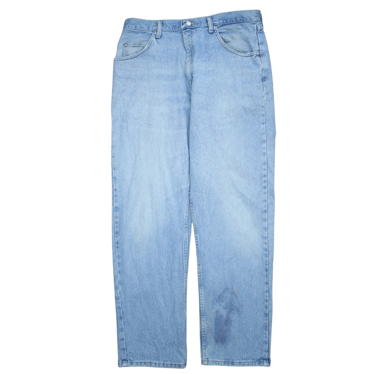 Wrangler 90's Lightwash Straight Leg Baggy Jeans / Pants 36 Blue sold by Vintage Club product image thumbnail 2