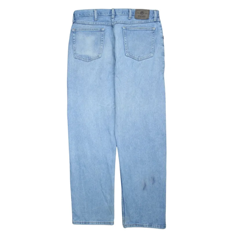 Wrangler 90's Lightwash Straight Leg Baggy Jeans / Pants 36 Blue sold by Vintage Club