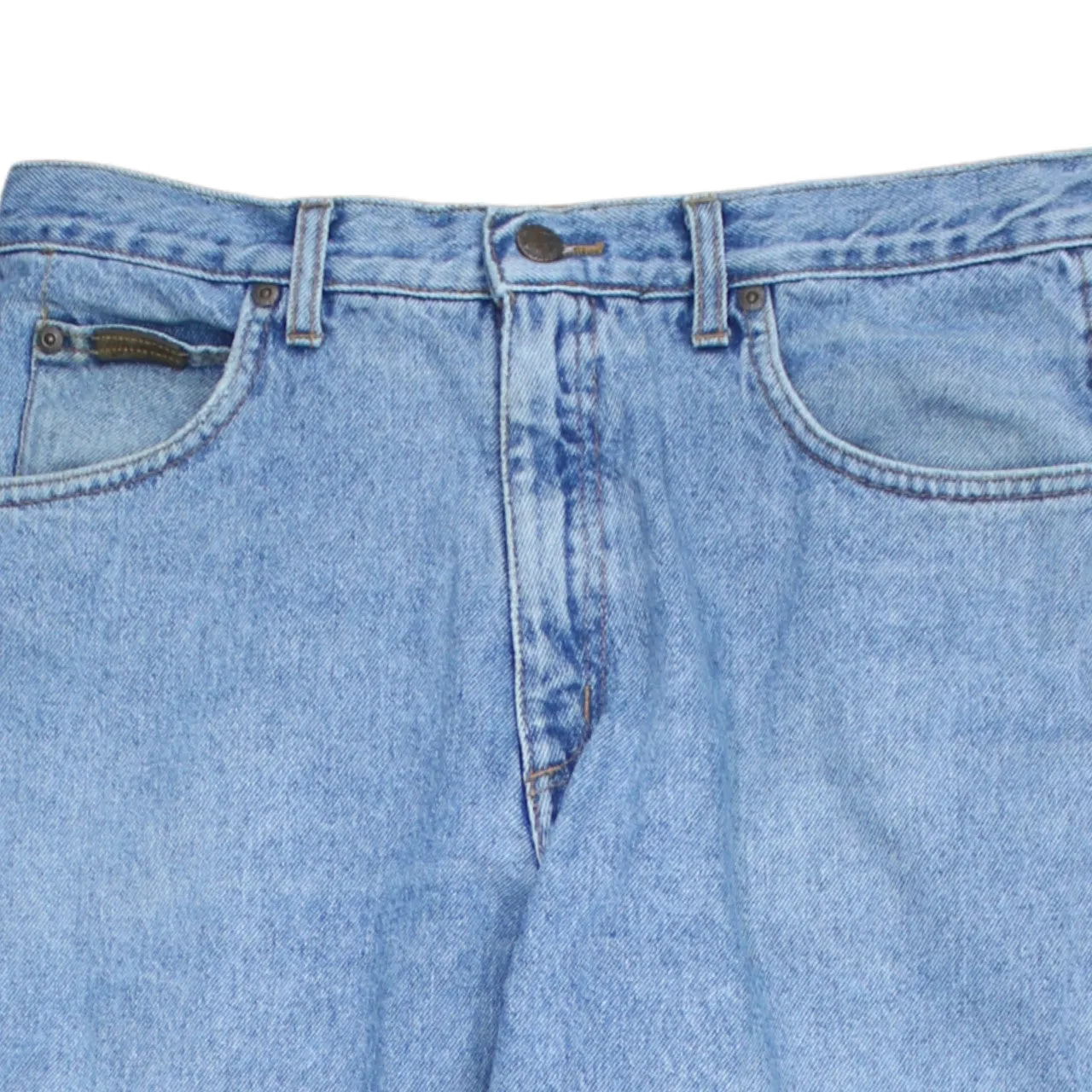 Wrangler 90's Lightwash Straight Leg Baggy Jeans / Pants 32 Blue sold by Vintage Club product image thumbnail 3