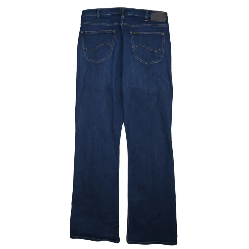 Lee 90's Lightwash Straight Leg Baggy Jeans / Pants 38 Blue sold by Vintage Club
