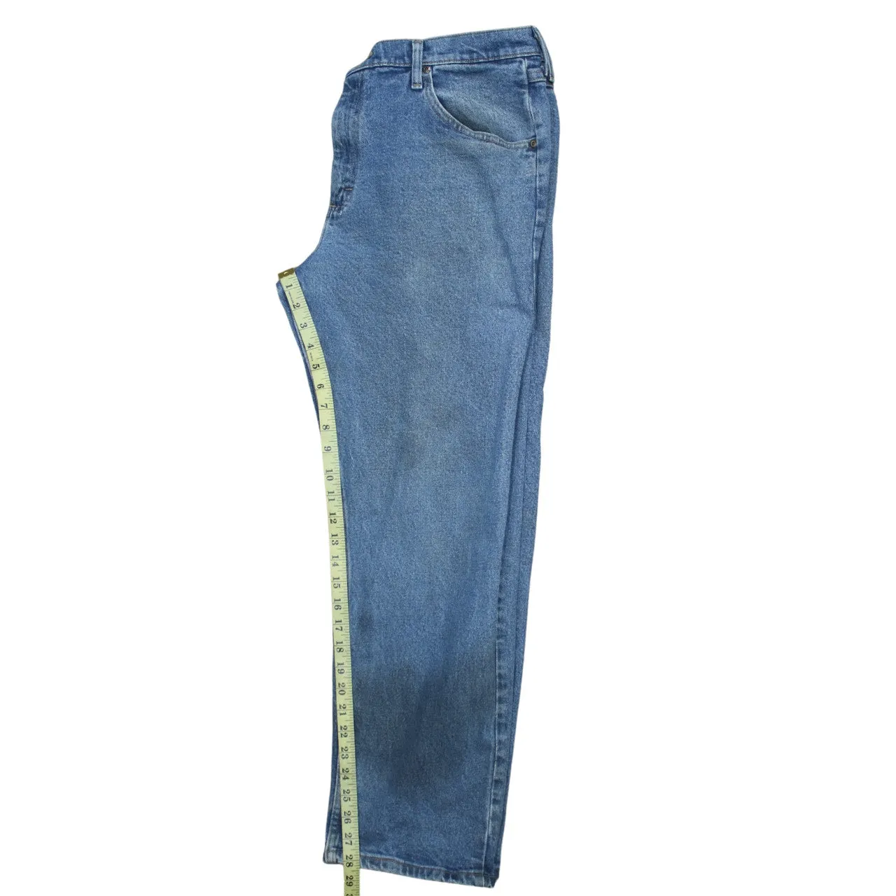 Wrangler 90's Lightwash Straight Leg Baggy Jeans / Pants 36 Blue sold by Vintage Club product image thumbnail 5