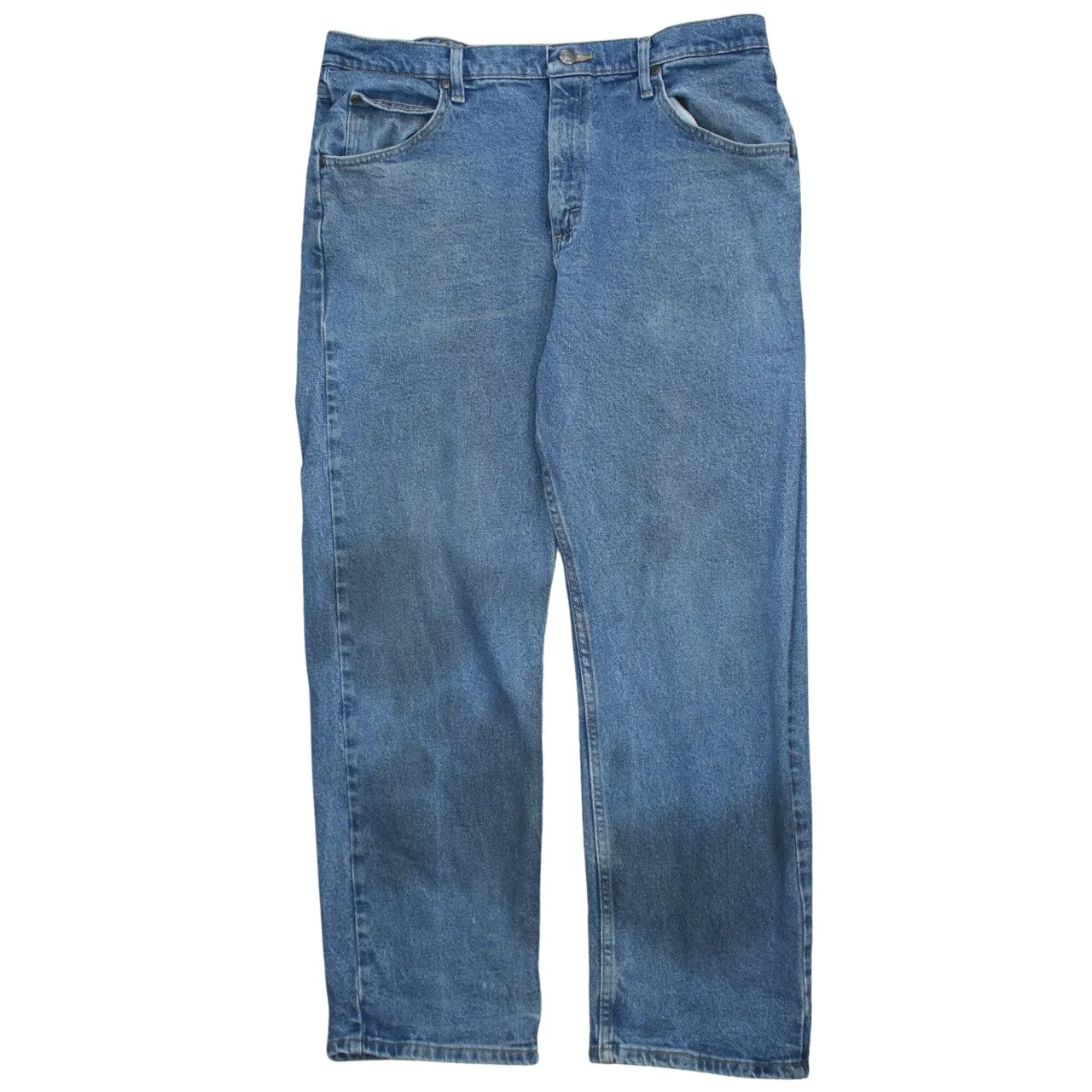 Wrangler 90's Lightwash Straight Leg Baggy Jeans / Pants 36 Blue sold by Vintage Club product image thumbnail 2