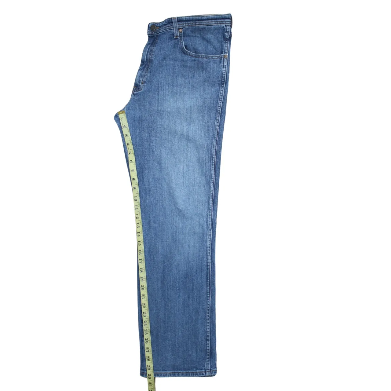 Wrangler 90's Lightwash Straight Leg Baggy Jeans / Pants 40 Blue sold by Vintage Club product image thumbnail 5