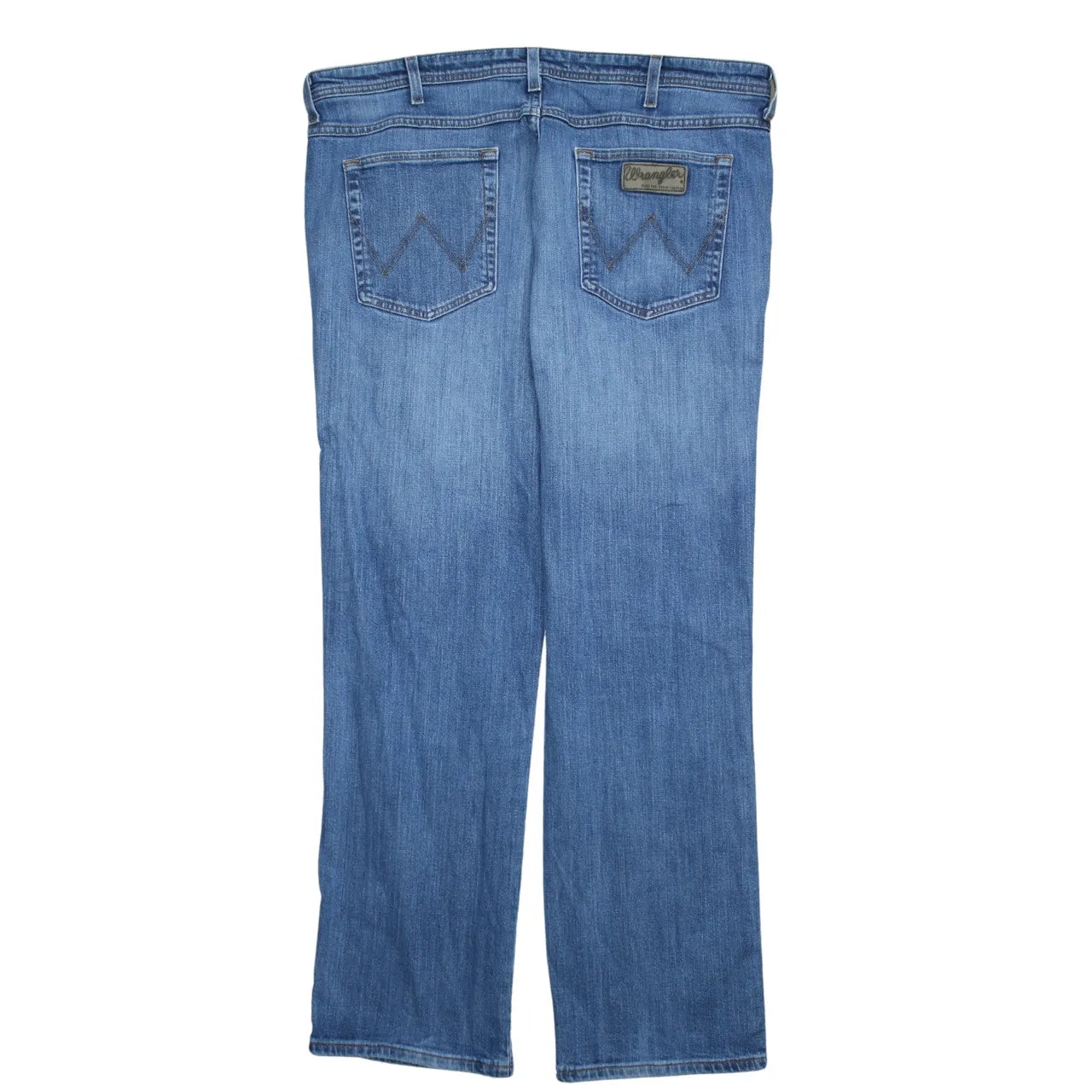 Wrangler 90's Lightwash Straight Leg Baggy Jeans / Pants 40 Blue sold by Vintage Club