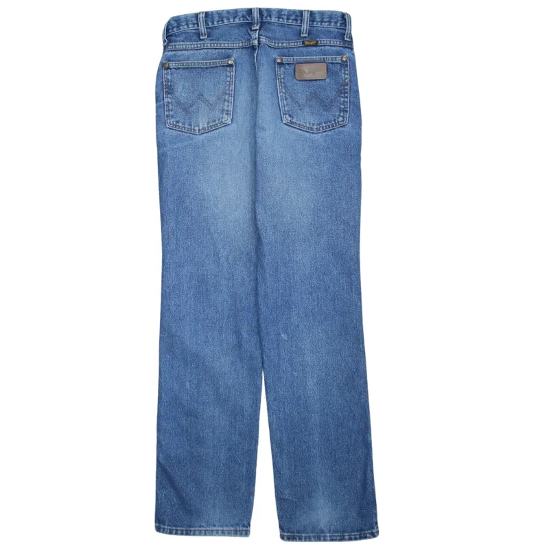 Wrangler 90's Lightwash Straight Leg Baggy Jeans / Pants 32 Blue sold by Vintage Club