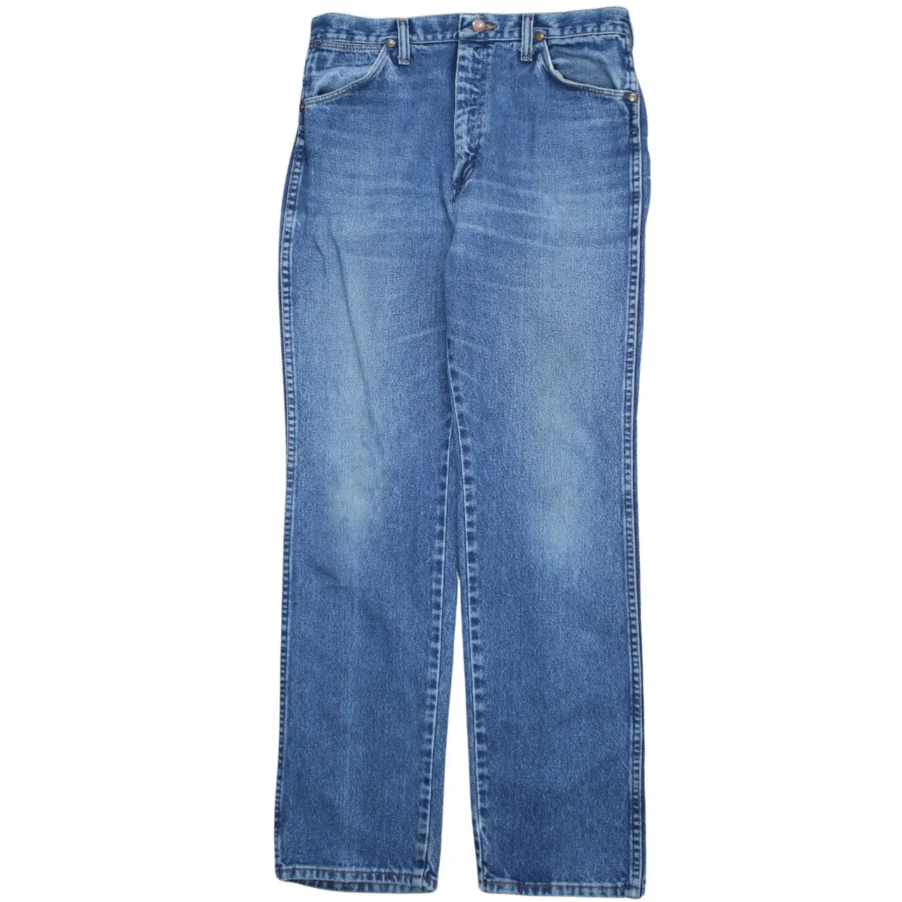 Wrangler 90's Lightwash Straight Leg Baggy Jeans / Pants 32 Blue sold by Vintage Club product image thumbnail 2