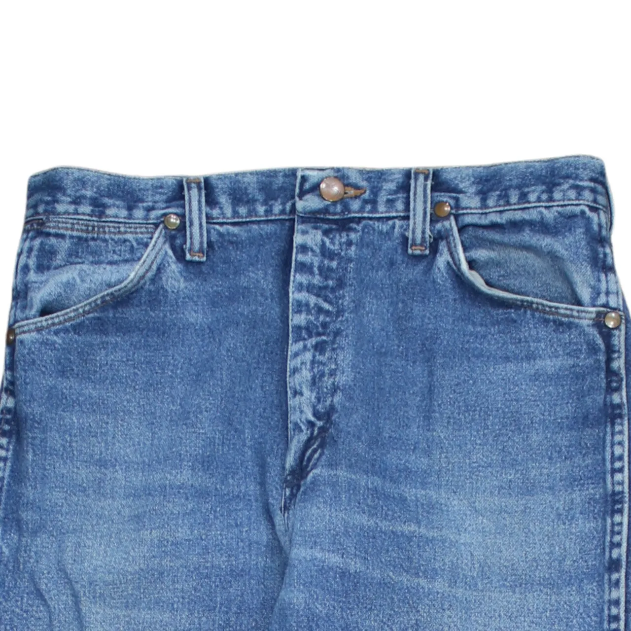 Wrangler 90's Lightwash Straight Leg Baggy Jeans / Pants 32 Blue sold by Vintage Club product image thumbnail 3