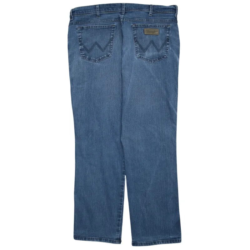 Wrangler 90's Lightwash Straight Leg Baggy Jeans / Pants 40 Blue sold by Vintage Club