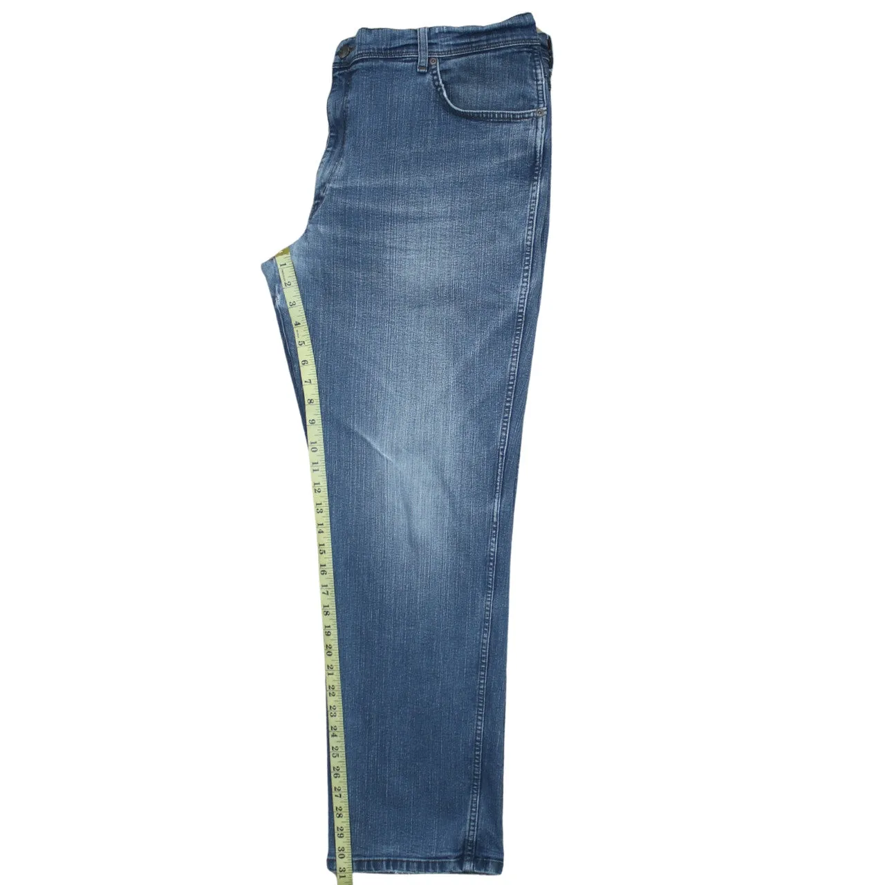 Wrangler 90's Lightwash Straight Leg Baggy Jeans / Pants 40 Blue sold by Vintage Club product image thumbnail 5