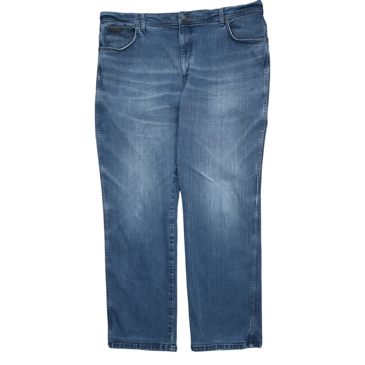 Wrangler 90's Lightwash Straight Leg Baggy Jeans / Pants 40 Blue sold by Vintage Club product image thumbnail 2