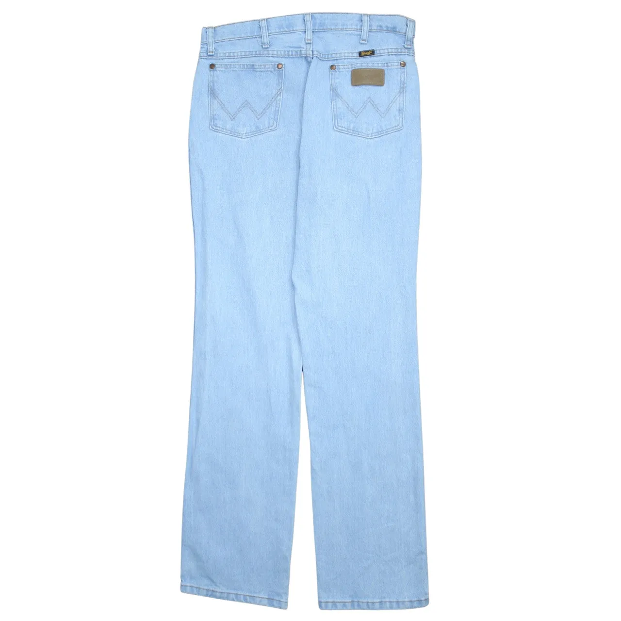 Wrangler 90's Lightwash Straight Leg Baggy Jeans / Pants 33 Blue sold by Vintage Club