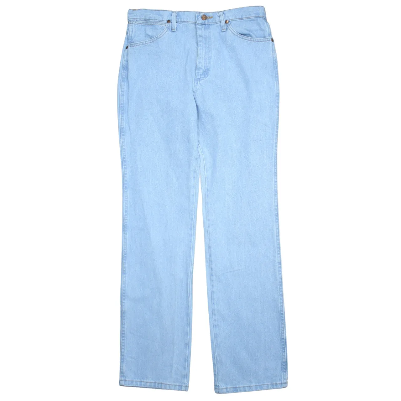 Wrangler 90's Lightwash Straight Leg Baggy Jeans / Pants 33 Blue sold by Vintage Club product image thumbnail 2