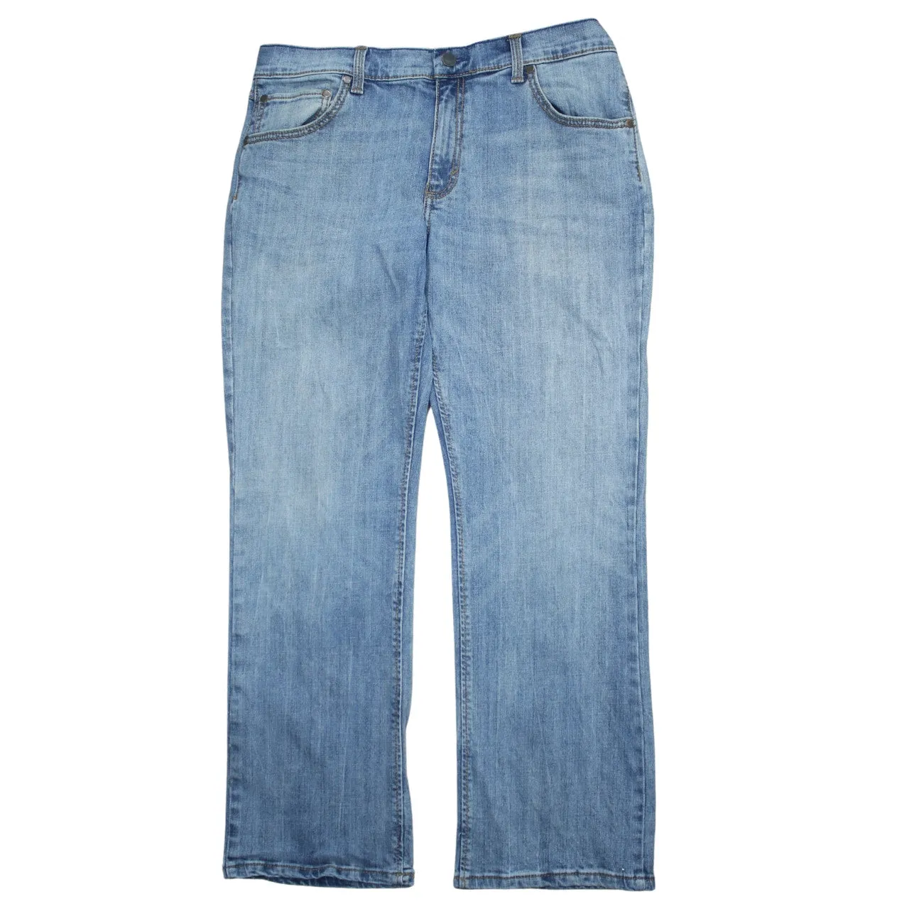 Wrangler 90's Lightwash Straight Leg Baggy Jeans / Pants 34 Blue sold by Vintage Club product image thumbnail 2