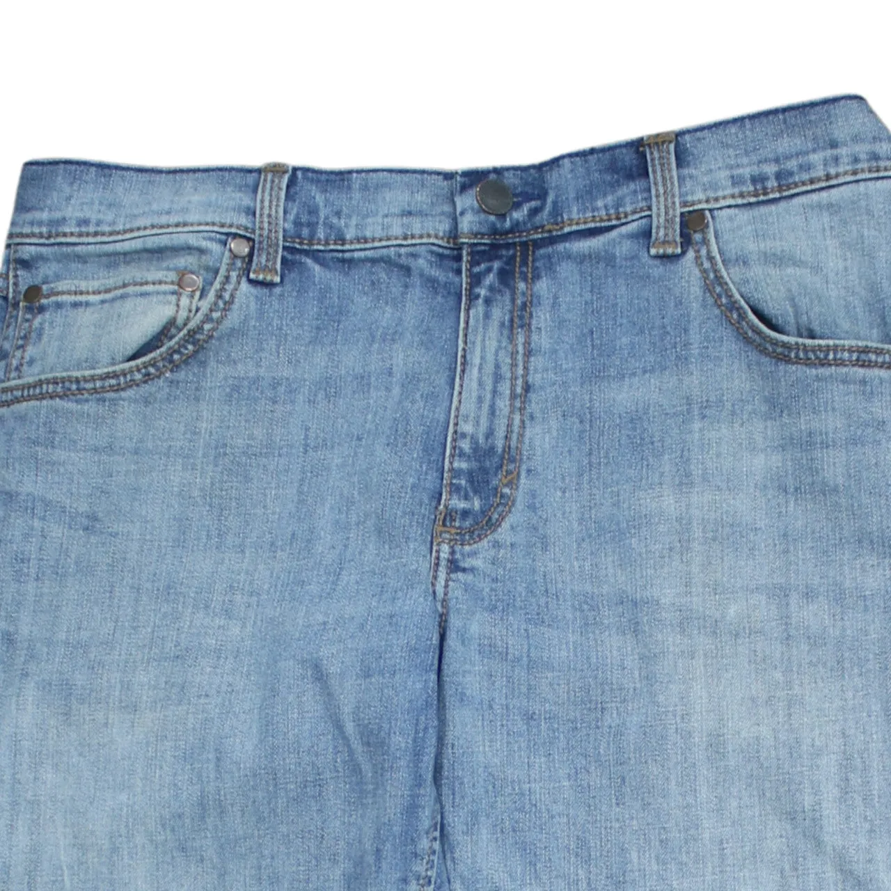 Wrangler 90's Lightwash Straight Leg Baggy Jeans / Pants 34 Blue sold by Vintage Club product image thumbnail 3