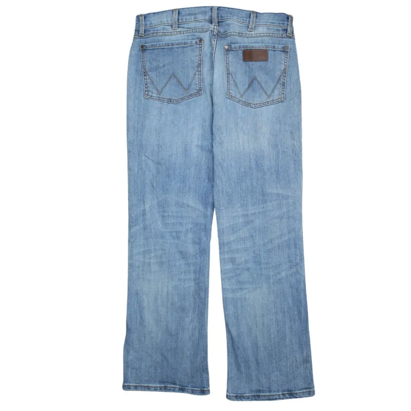 Wrangler 90's Lightwash Straight Leg Baggy Jeans / Pants 34 Blue sold by Vintage Club