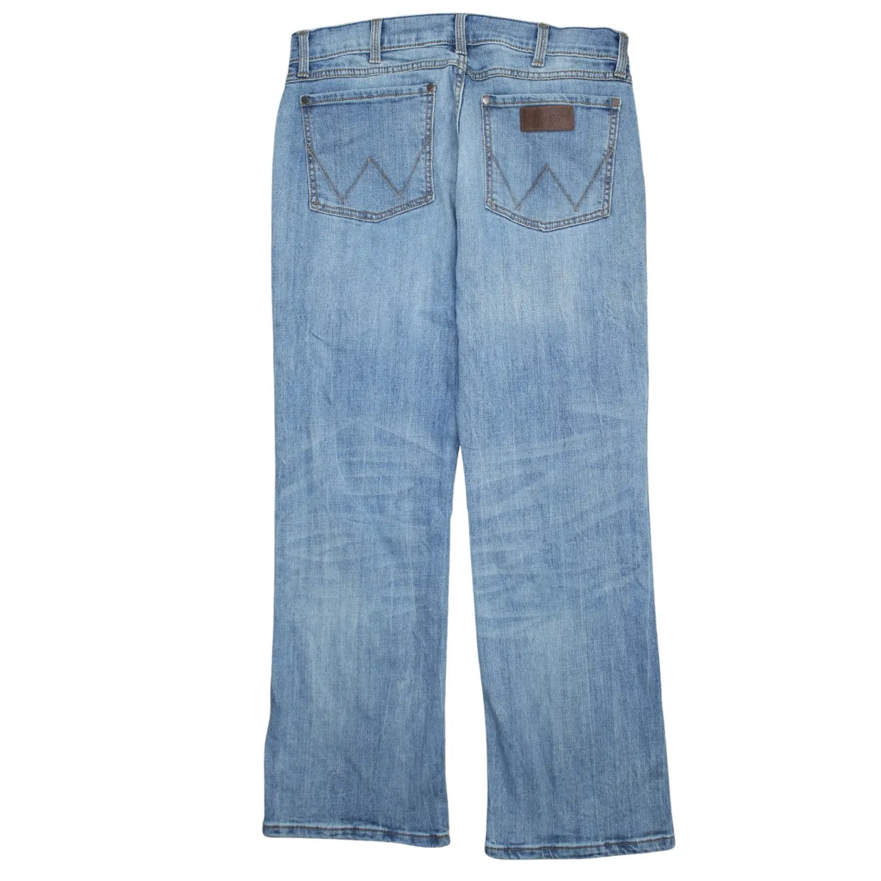 Wrangler 90's Lightwash Straight Leg Baggy Jeans / Pants 34 Blue sold by Vintage Club