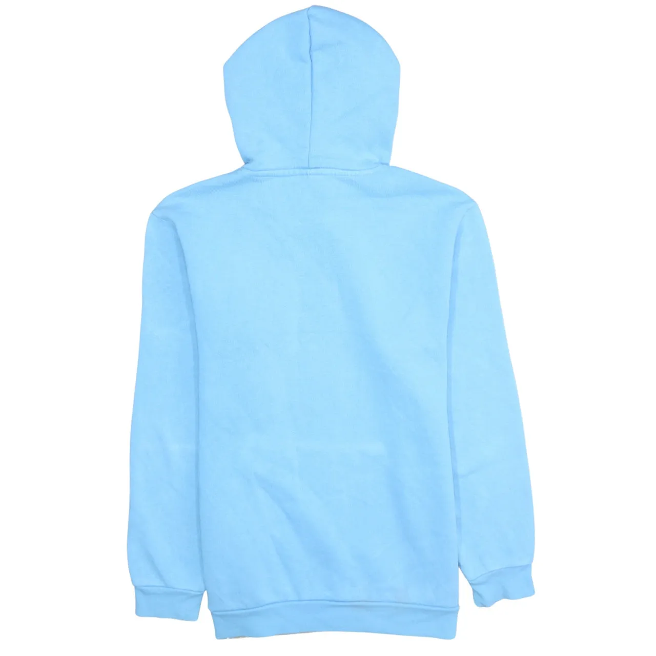 Adidas 90's Drawstring Pockets Pullover Hoodie Large Blue sold by Vintage Club product image thumbnail 2