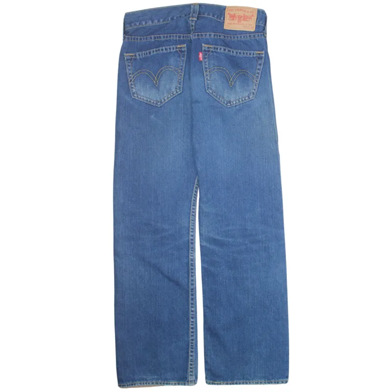 Levi Strauss &Co 90's Lightwash Straight Leg Baggy Jeans / Pants 31 Blue sold by Vintage Club