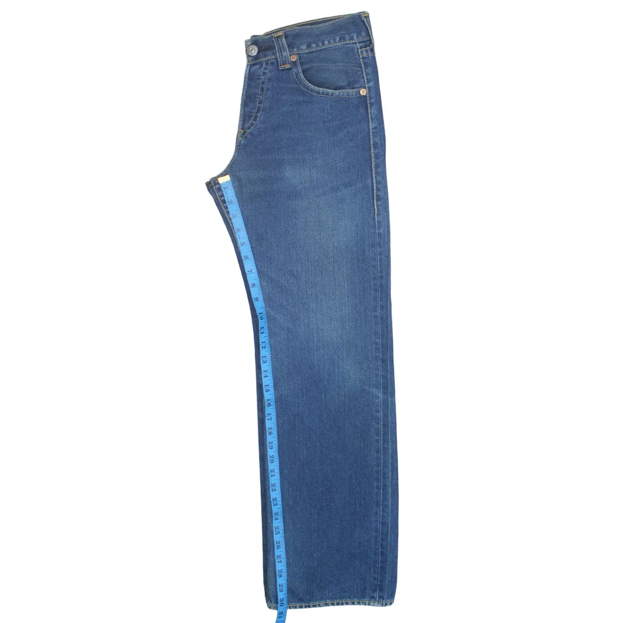 Levi Strauss &Co 90's Lightwash Straight Leg Baggy Jeans / Pants 31 Blue sold by Vintage Club product image thumbnail 5