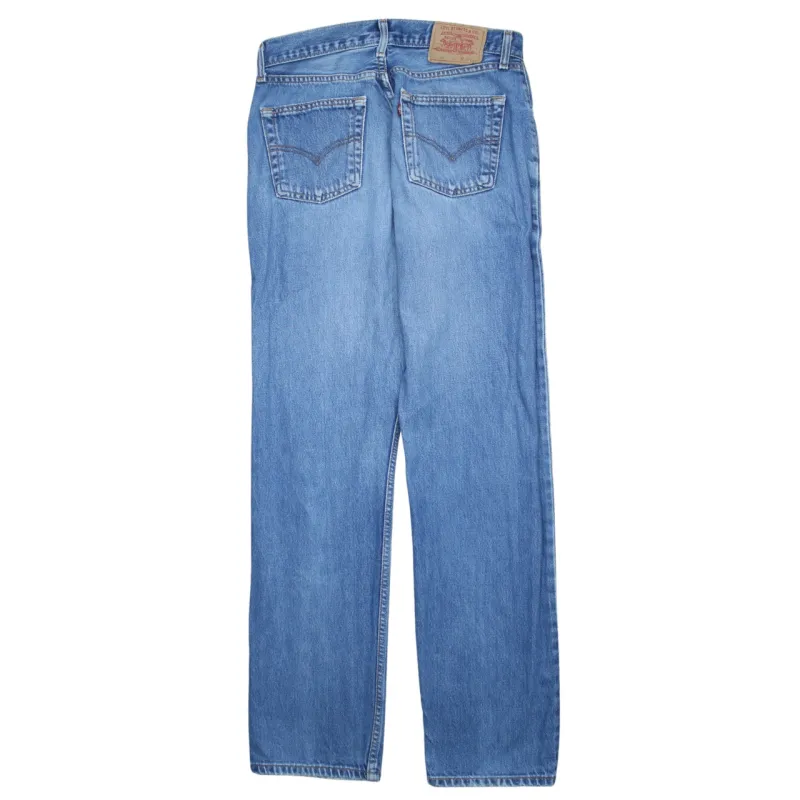 Levi Strauss &Co 90's 521 Straight Leg Baggy Jeans / Pants 33 Blue sold by Vintage Club