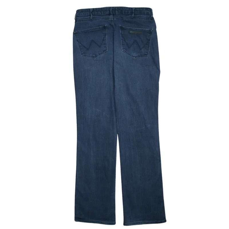 Wrangler 90's Lightwash Straight Leg Baggy Jeans / Pants 34 Blue made by Wrangler