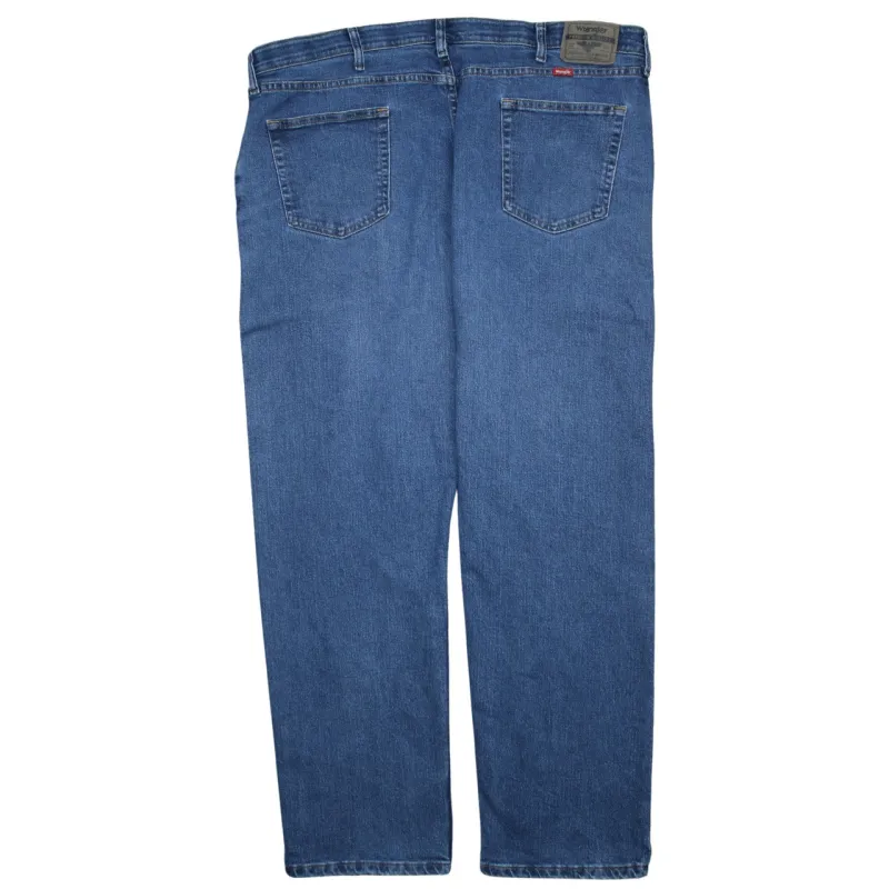 Wrangler 90's Regular Fit Straight Leg Baggy Jeans / Pants 44 Blue made by Wrangler