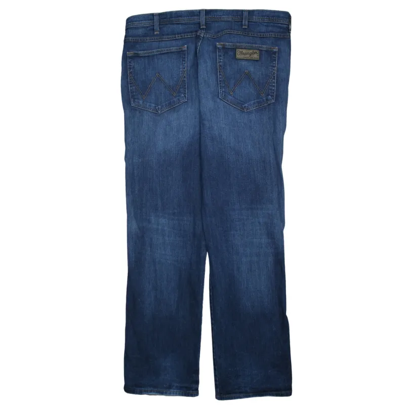 Wrangler 90's Lightwash Straight Leg Baggy Jeans / Pants 44 Blue sold by Vintage Club