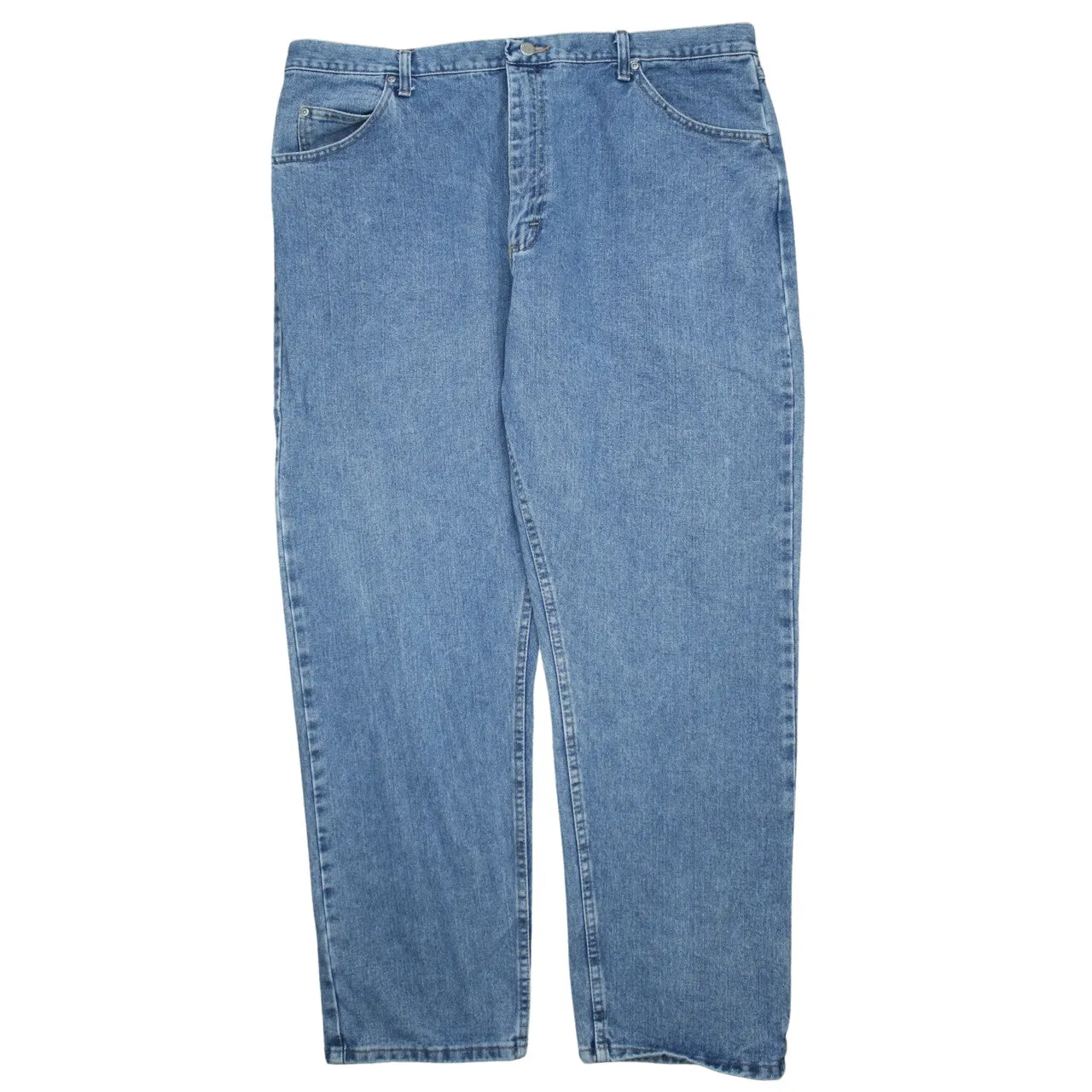 Wrangler 90's Lightwash Straight Leg Baggy Jeans / Pants 42 Blue sold by Vintage Club product image thumbnail 2