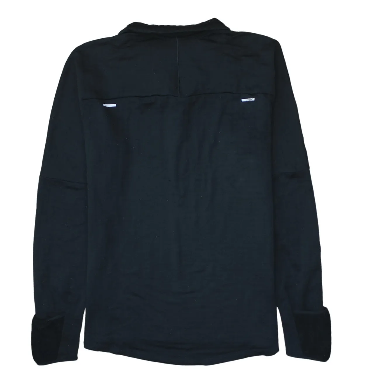 Nike 90's Swoosh Quarter Zip Sweatshirt Medium Black sold by Vintage Club product image thumbnail 2