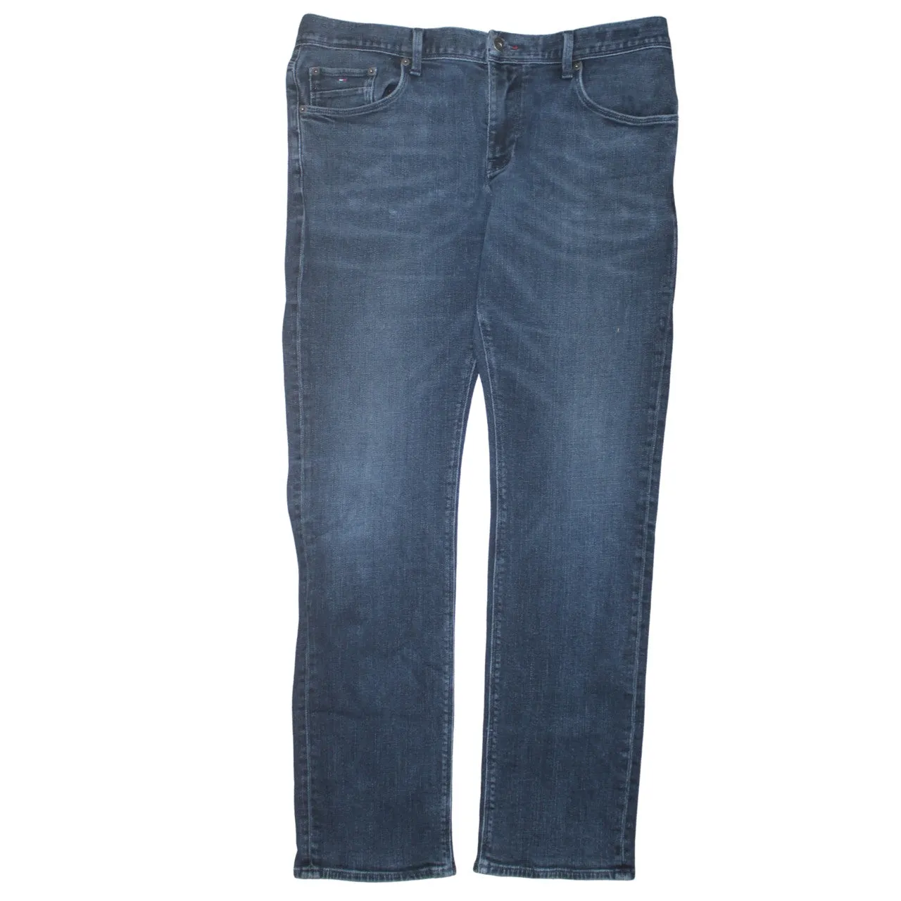 Tommy Hilfiger 90's Lightwash Straight Leg Baggy Jeans / Pants 36 Blue sold by Vintage Club product image thumbnail 2