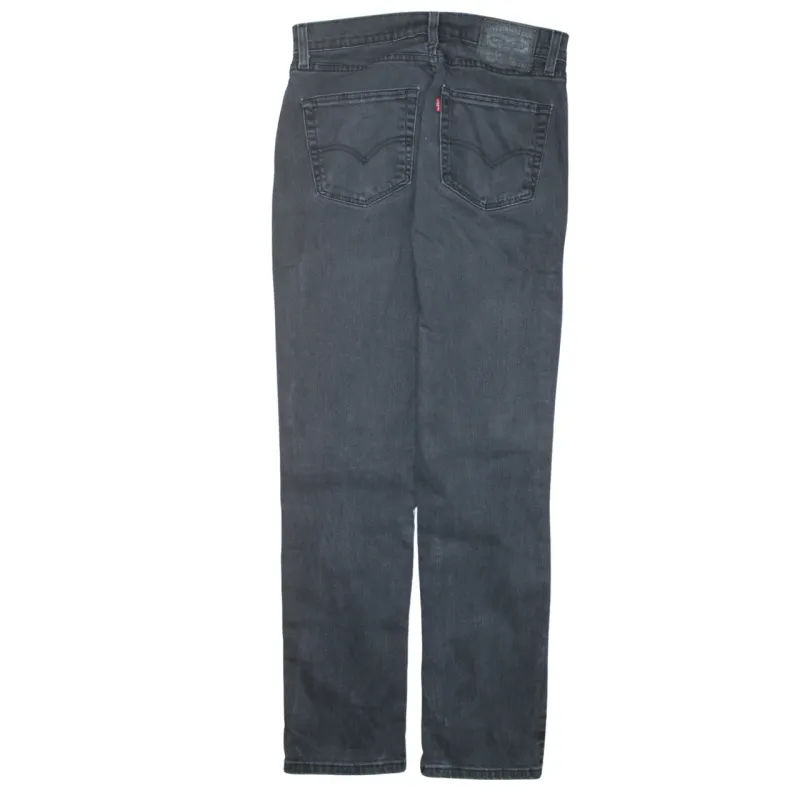 Levi Strauss &Co 90's 511 Straight Leg Baggy Trousers / Pants 32 Black made by Levi's