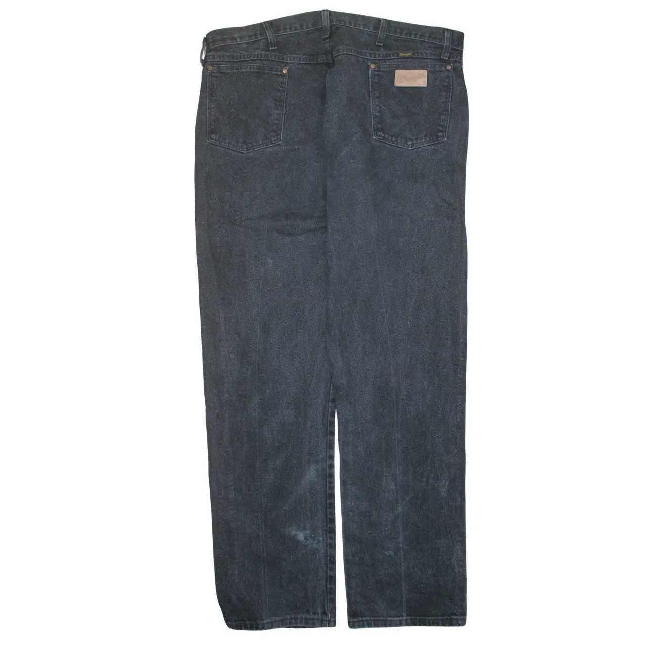 Wrangler 90's Lightwash Straight Leg Baggy Jeans / Pants 42 Black sold by Vintage Club
