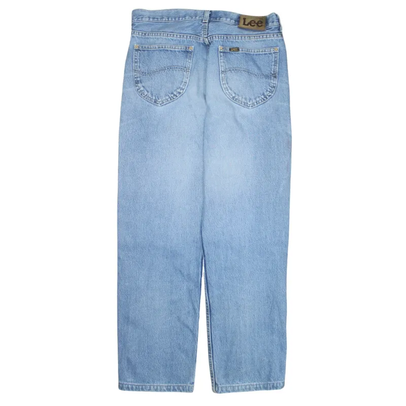 Lee 90's Lightwash Straight Leg Baggy Jeans / Pants 33 Blue sold by Vintage Club