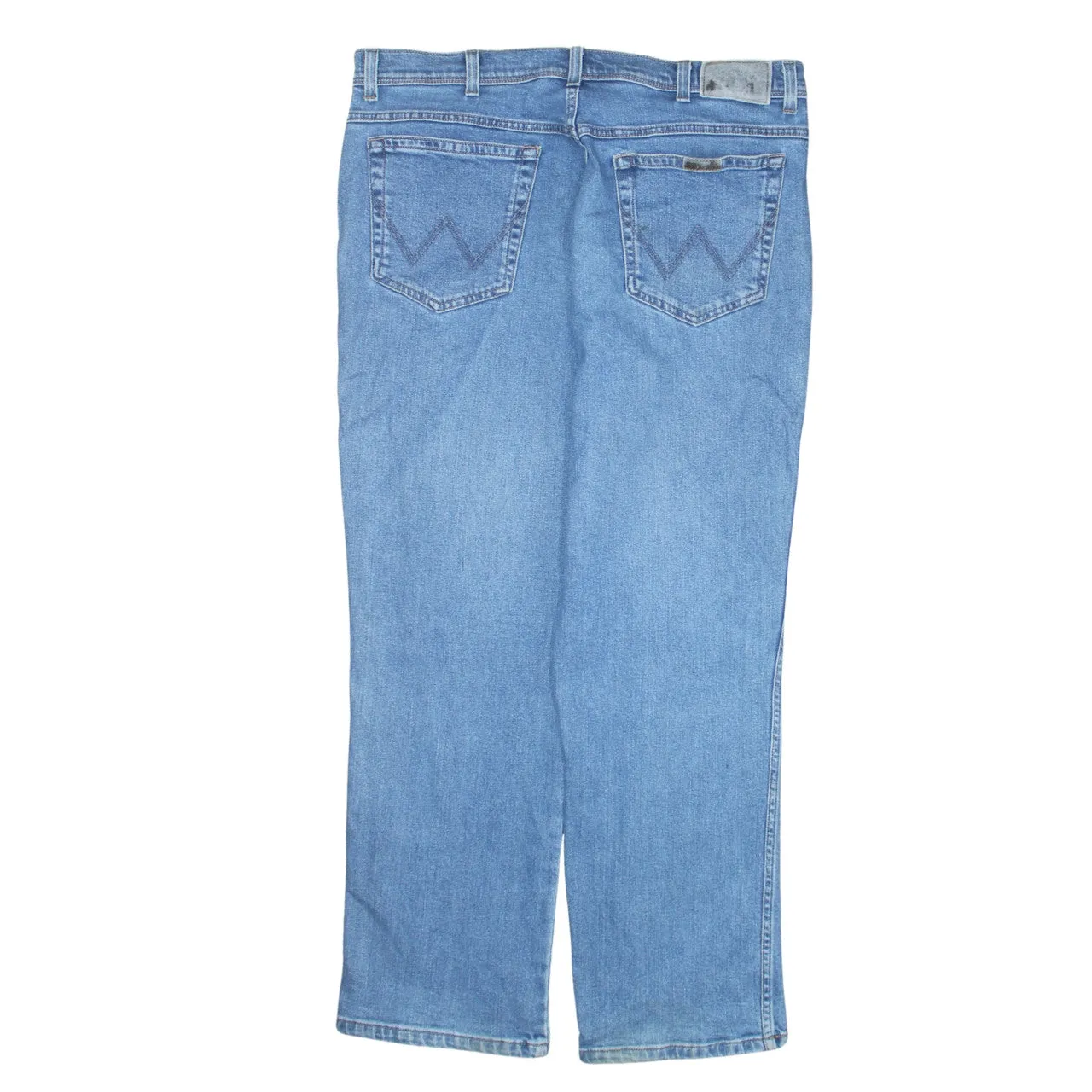 Wrangler 90's Lightwash Straight Leg Baggy Jeans / Pants 38 Blue sold by Vintage Club