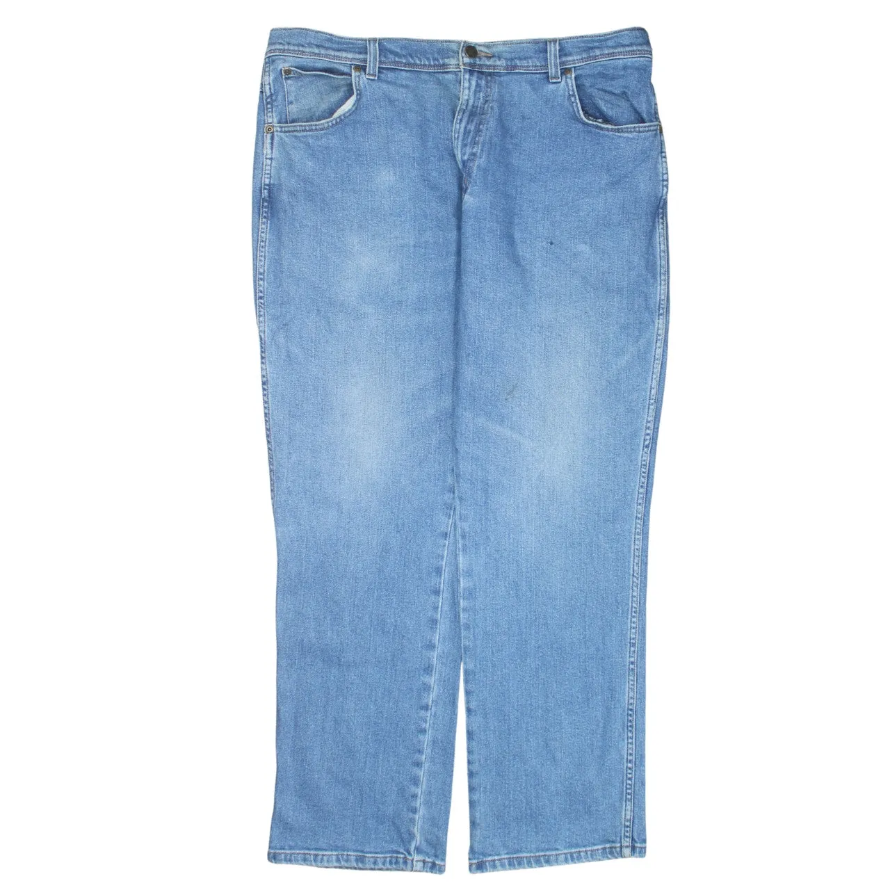 Wrangler 90's Lightwash Straight Leg Baggy Jeans / Pants 38 Blue sold by Vintage Club product image thumbnail 2