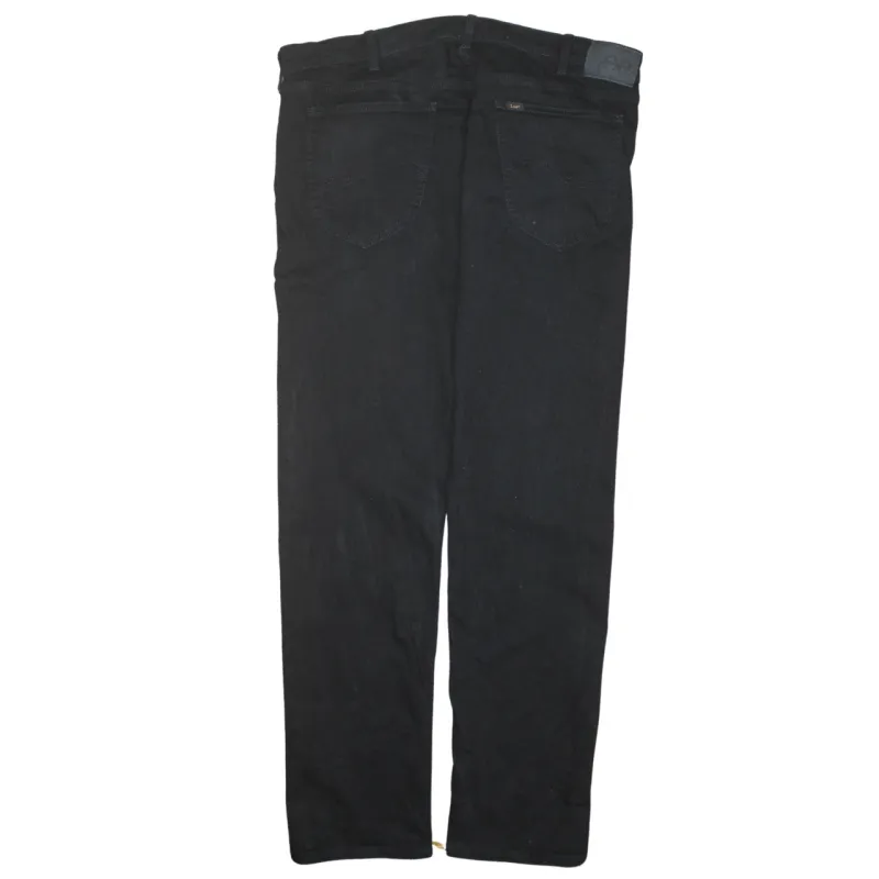 Lee 90's Lightweight Straight Leg Baggy Trousers / Pants 31 Black made by Lee